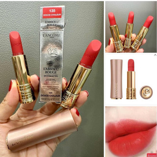 Son môi mịn lì l'absolu rouge intimatte 135 fullbox-màu đỏ cam. hàng chuẩn auth