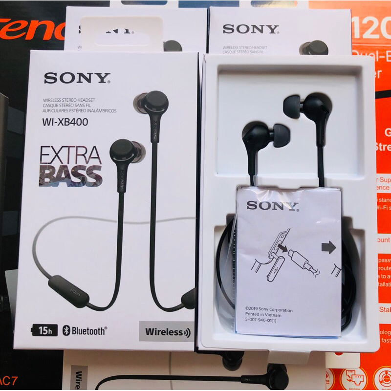 [SHIP HỎA TỐC] Tai nghe Bluetooth Sony WI-XB400  - Hàng Mới  Fullbox | BigBuy360 - bigbuy360.vn