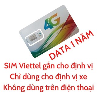 Sim viettel 12 tháng lắp định vị gps