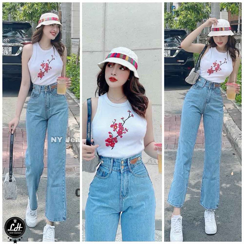 19-Quần jean suông đẹp hàng si ( hình ảnh minh hoạ) Chọn trên livestream 19:30 mỗi ngày của shop