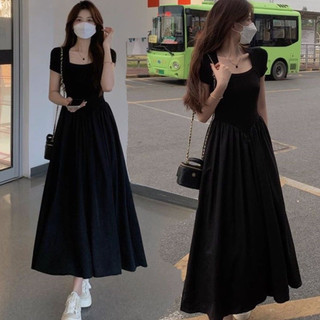 Đầm váy xoè chữ A nhún eo cộc tay phong cách sexy gợi cảm hottrend mùa hè (CÓ BIG SIZE) MA33 SP166