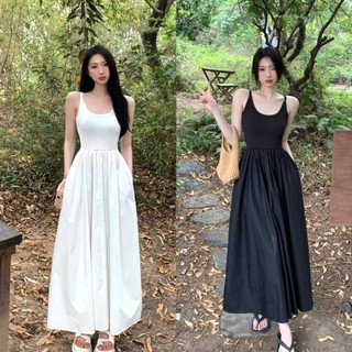 Đầm váy maxi nữ dáng dài hai dây hở lưng hàng QCCC hottrend Hàn Quốc phong cách tỷ tỷ gợi cảm [FREESHIP] SP171