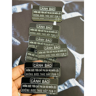 Tem Cảnh báo dán xe Wave RSX hàng Zin