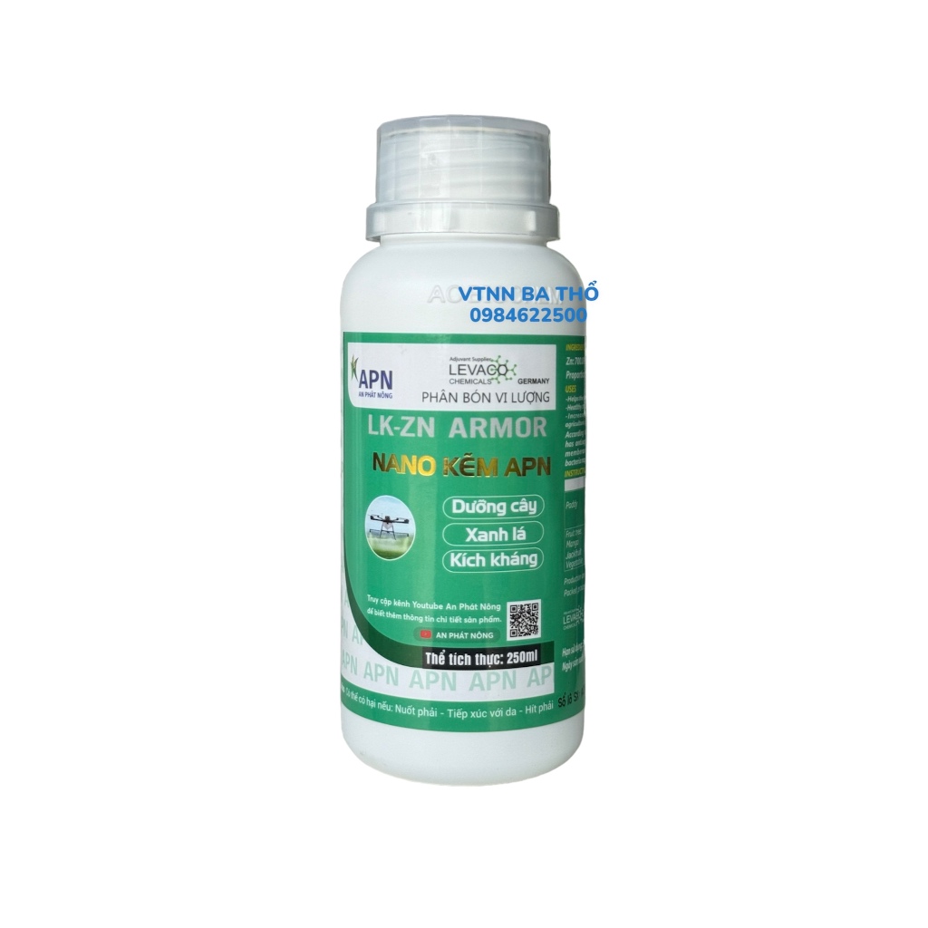 Phân Bón Vi Lượng  Nano Zn 700 250ml (An Phát Nông)