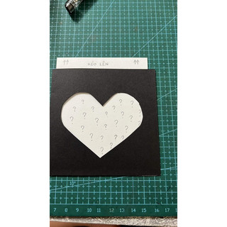 Thiệp tỏ tình cute, dán scrapbook - Dino Handmade 🦖