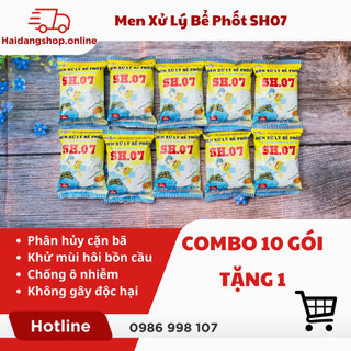 Men xử lý bể phốt sh07 - khử mùi hôi - phòng tắc nghẽn hầm cầu