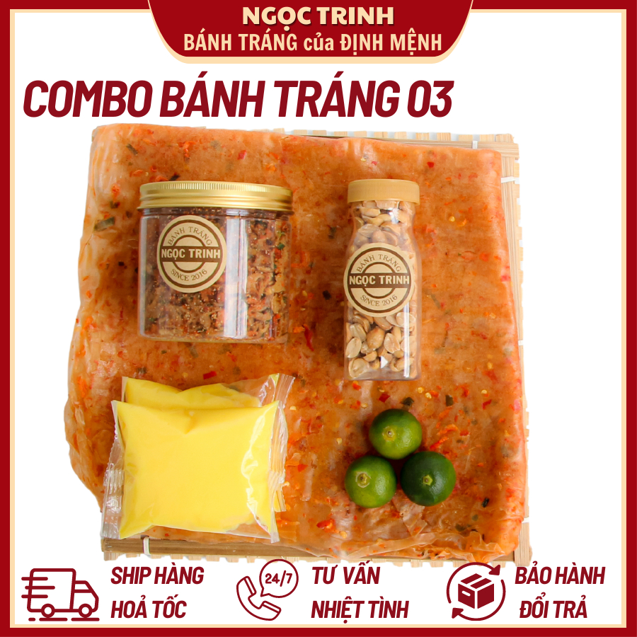 Combo Bánh Tráng Phơi Sương 03 - Bánh tráng Ngọc Trinh