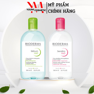 Nước Tẩy Trang Bioderma Sensibio H2O Chính Hãng Cho Da Dầu Mụn Và Da Nhạy Cảm 500ml