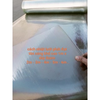khổ cao 1m x dày 8zem  x 2m ,3m, 4m ,5m ,6m tôn nhựa lấy sáng dùng để che, nắng , mưa...