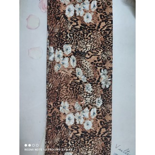 2m Vải lụa lạnh hoạ tiết da beo, đá cuội