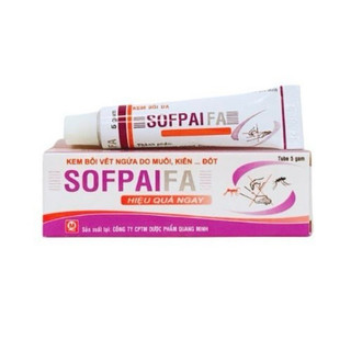 Kem bôi vết ngứa do muỗi, kiến đốt sofpaifa hộp 1 tuýp 5g