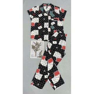Bộ pijama lụa mặc nhà có bigsize