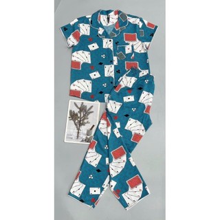 Bộ pijama lụa mặc nhà có bigsize
