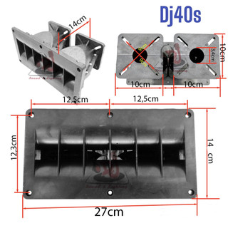 Họng loa array đôi colum họng loa treble nhựa 27X14cm phểu loa trep hong loa cột hong loa colum trep 750, 450, 350