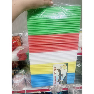 Ống hút màu đục phi 8 hai đầu bằng - 500g/bịch