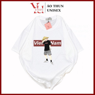 Áo Thun PHÔNG UNISEX in decal VIET NAM SAI GON VIETNAM SAIGON - Hình chụp thật (Đủ size M-L-XL-XXL bigsize)
