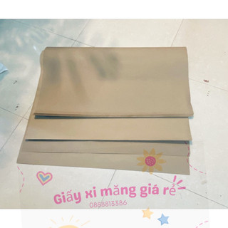 Thanh lý 100 tờ giấy xi măng Thái lan giấy kraft vẽ rập may khổ 102 x 72 cm