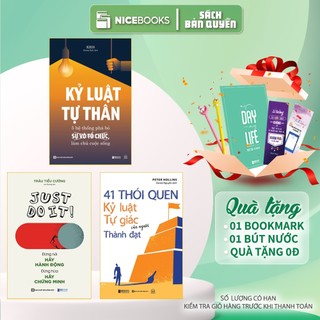 Sách - kỷ luật tự thân,41 thói quen kỷ luật tự giác, just do it - đừng nói hãy hành động - lẻ cuốn tùy chọn