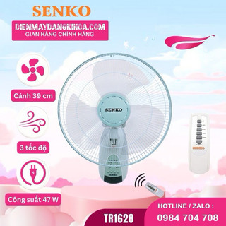 Quạt treo tường Senko TR1628 có điều khiển