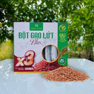 Bột gạo lứt plus x3 như ý ny dùng thay thế bữa ăn tiện lợi hộp 20 gói
