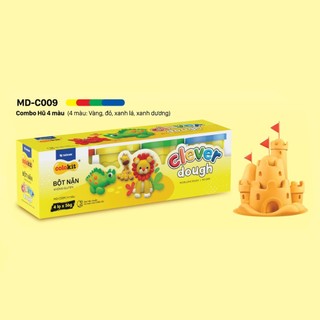 Bột nặn Clever Dough Thiên Long Colokit MD-C009 ( Hộp/ 4 Hũ)