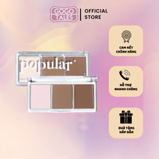 Bảng Phấn Tạo Khổi Bắt Sáng Gogo Tales Soft Focus Light Shadow Shadow Powder