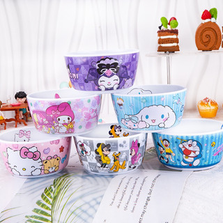 CHÉN BÁT NHỰA CỠ LỚN HELLO KITTY DORAEMON CINNAMOROLL