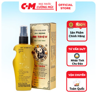 Dầu an triệu - Cồn xoa bóp đa dụng an triệu - chai xịt 100ml