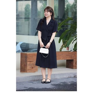 SALE SỐC Đầm kiểu Vest Big Size sang trọng, thanh lịch SOBIN Big Size, 105, DV105