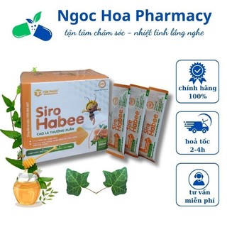 Siro ho HABEE Hỗ trợ Giảm ho, giảm đờm, đau họng do viêm họng, viêm phế quản