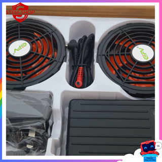 Bộ phụ kiện áo điều hòa Nhật Bản chính hãng, pin 50000 mAh - 75000 mAh, quạt 15V, chạy 15-20 tiếng, BH 12T