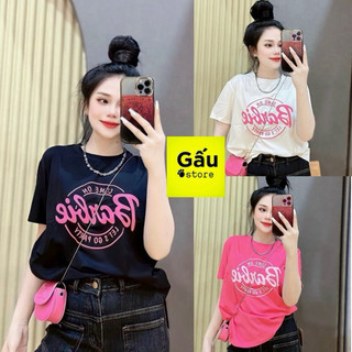 Áo thun cotton thái nữ phom vừa, phom rộng