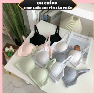 Áo lót nữ cotton đệm mỏng nhẹ không gọng thoáng mát mã BRA01