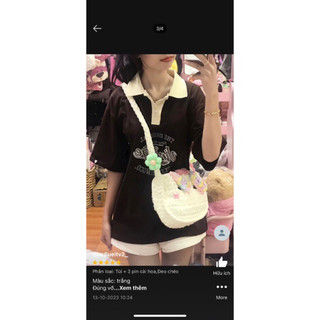 Túi thỏ cầu vồng len móc Handmade 🌷🌷