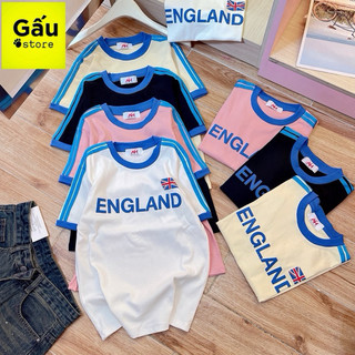 Áo thun babytee dáng ôm nữ phối sọc tay