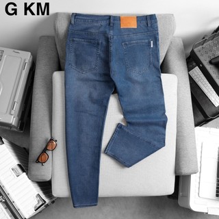 Quần jean nam GKM456 co giãn hình thật khoá kéo nút gài chuẩn form body cho tín đồ jean hàng mới