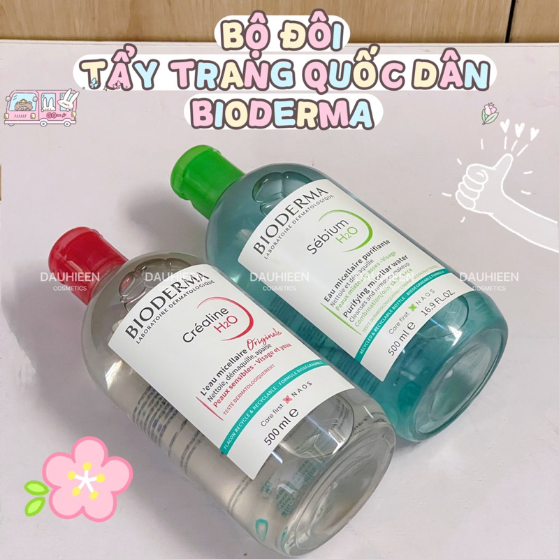 Tẩy trang BIODERMA 500ml - mẫu mới