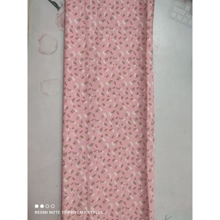 [HCM]2m Vải lụa lạnh hoạ tiết hoa siêu nhí (lụa Mango chính phẩm)