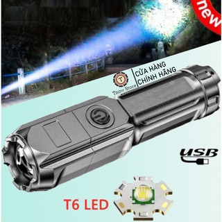 Đèn pin siêu sáng mini 🔥FREESHIP🔥 Đèn pin chống thấm nước nhỏ gọn tiện lợi có thể phóng to thu nhỏ ánh sáng