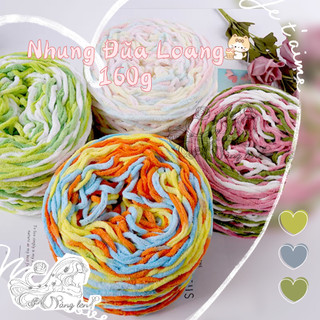 Len nhung đũa loang 160g - sợi 5mm