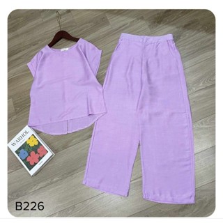 Bộ đồ nữ, Bộ đũi nữ, áo cổ tròn quần dài chất tơ đũi mềm mát, hàng đẹp chính hãng, có đủ size, set bộ đũi nữ