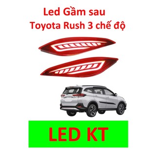 Led gầm sau Toyota Rush led cản sau Rush 3 chế độ xi nhan chạy đuổi.  đèn led