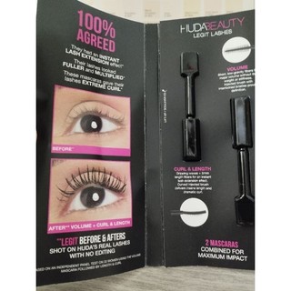 [Mỹ]bộ 2 mascara siêu dài+ cong mi The.Best.Lashes.sample