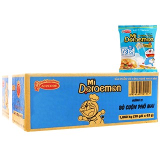 Thùng 30 gói mì Doraemon 62gram