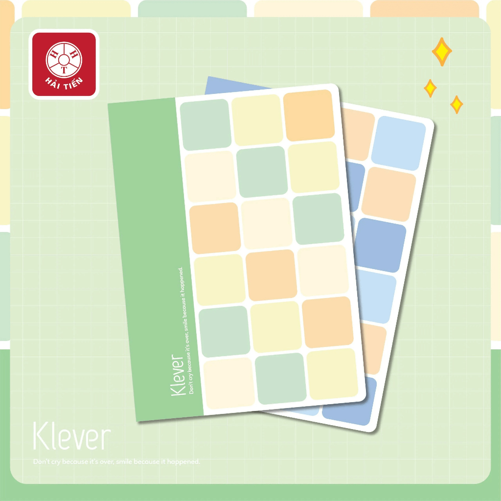 Tập Sinh Viên KLEVER 200 Trang 175x250mm Dày 70 gsm  Hải Tiến - Camshop