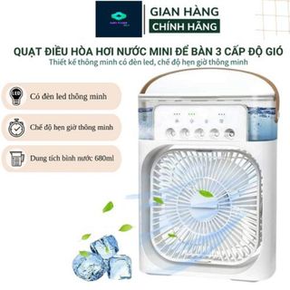 Quạt Điều Hòa Hơi Nước Mini Phun Sương Tạo Độ Ẩm Trong Phòng