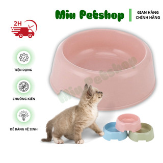 Bát ăn đơn nhỏ - Bát ăn nhựa cho chó mèo dễ vệ sinh