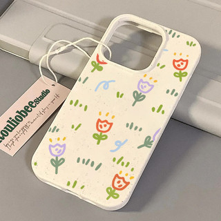 Ốp lưng iphone lúa mạch mềm TPU hoa lá chống sốc 6/6splus/7/8/plus/x/xs/11/12/13/14/15/16pro/max/plus/promax lm1007