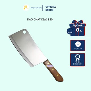 Dao Thailan Dao Thái Kiwi 850 Chặt Xương, Chặt Gà Chất Liệu Inox - Cầm Chắc Tay Sắc Bén Mta-Mart Sắc, Bén, Dày Dặn
