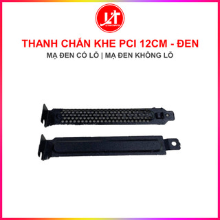 Thanh chắn lưới kim loại khe PCI máy tính để bàn màu đen có lỗ / không lỗ (1 cái)